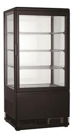 Koelvitrine 78 liter Zwart, Zakelijke goederen, Horeca | Keukenapparatuur, Verzenden, Nieuw in verpakking, Koelen en Vriezen