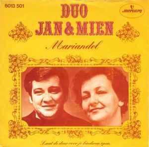 vinyl single 7 inch - Duo Jan &amp; Mien - Mariandel, Cd's en Dvd's, Vinyl Singles, Zo goed als nieuw, Verzenden