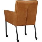 Leren eetkamerstoel Lucky - Vintage Cognac (cognac) -, Huis en Inrichting, Stoelen, Leren eetkamerstoel Lucky - Vintage Cognac (cognac) - past perfect in uw interieur als u woonstijl: Bohemian, Industrieel, Modern, Scandinavisch is.
