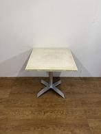 Gebruikte Terrastafel (70x70cm) -T1577 - Vintage/Café, Huis en Inrichting, Tafels | Eettafels, Ophalen, Nieuw
