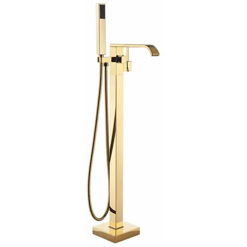 REA Vrijstaande badmengkraan - glans goud - luxe design -..., Doe-het-zelf en Verbouw, Sanitair, Nieuw, Ophalen of Verzenden