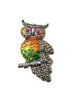 Zonder minimumprijs - Broche Zilver - 1.45ct. tw. Robijn, Sieraden, Tassen en Uiterlijk, Antieke sieraden