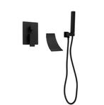 Wandmontage Baddoucheset Zwart – Handdouche en Kuipuitloop, Doe-het-zelf en Verbouw, Sanitair, Verzenden, Nieuw