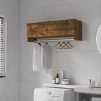 vidaXL Kledingkast 100x32,5x35 cm bewerkt hout gerookt, Huis en Inrichting, Kasten | Kledingkasten, Verzenden, Nieuw