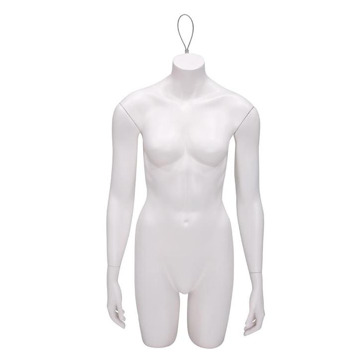 Gruppo corso torso 3/4 model dame met armen in mat wit, Zakelijke goederen, Kantoor en Winkelinrichting | Winkel en Inventaris