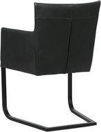 Direct meenemen | Zwarte leren eetkamerstoel | zwart leer |, Huis en Inrichting, Stoelen, Overige kleuren, Nieuw, Leer, Ophalen of Verzenden