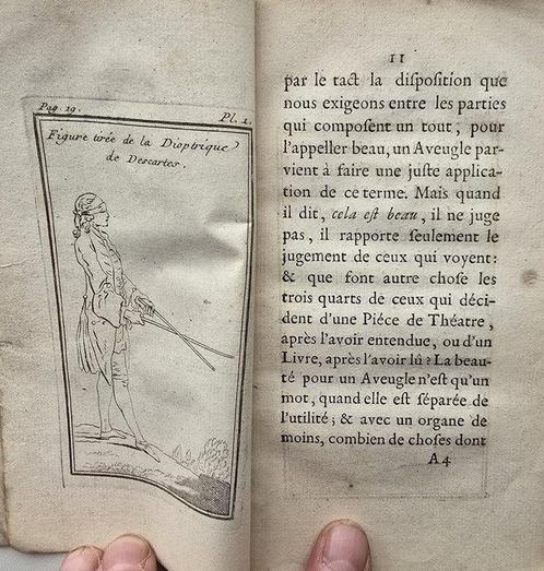 Diderot - Lettre sur les aveugles, à lusage de ceux qui, Antiek en Kunst, Antiek | Boeken en Bijbels