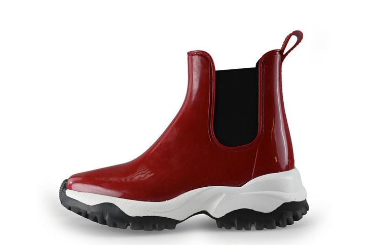 Simon Chelsea boots in maat 37 Rood, Kleding | Dames, Schoenen, Rood, Zo goed als nieuw, Overige typen, Verzenden