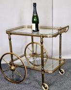 Serveerwagen - Messing - Elegant ontwerp, Antiek en Kunst