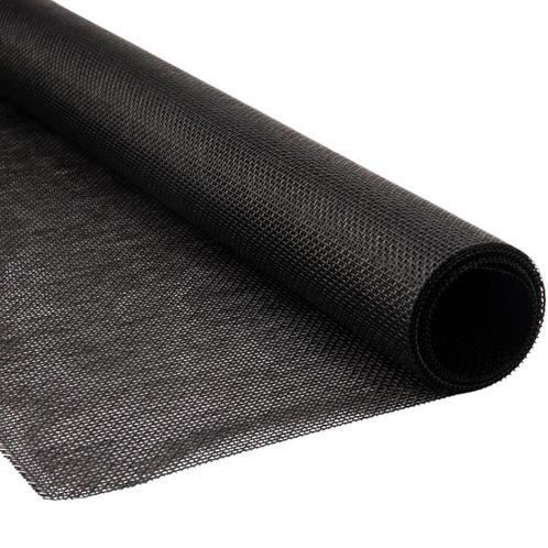 Pvc gaasdoek / meshdoek / gaasnet - 250gr Zwart - 85% windre, Doe-het-zelf en Verbouw, Zeil en Folie, Zeil, Nieuw, Ophalen of Verzenden