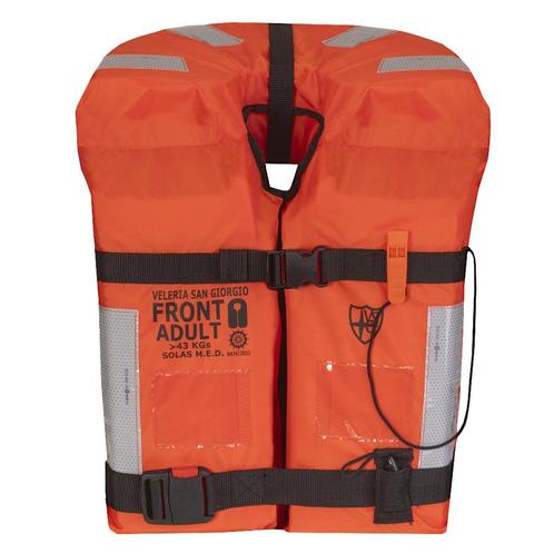 Bieden: Valerio San Giorgio MK10 adult life saving vest ora, Watersport en Boten, Watersportkleding, Nieuw, Ophalen of Verzenden