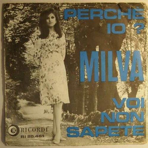 Milva - Perchè io - Single, Cd's en Dvd's, Vinyl Singles, Single, Gebruikt, 7 inch, Pop