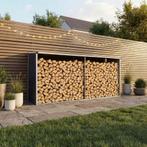 [casa.pro] Stalen brandhout rek Kalmar houtopslag 352x80x152, Verzenden