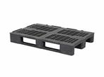 Pallet 1200x800xH159mm 3 sledes met rand zwart (PE/PP mix), Diversen, Ophalen of Verzenden, Nieuw