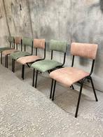 Schoolstoel vintage eetkamerstoel | hand gemaakt |, Huis en Inrichting, Stoelen, Nieuw, Vijf, Zes of meer stoelen, Stof, Modern scandinavisch japandi