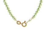 Vintage peridoot collier met gouden sluiting 18 kt, Ophalen of Verzenden, Nieuw