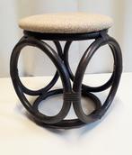 Kruk - Gebogen hout met gestoffeerde zitting - Thonet stijl, Antiek en Kunst