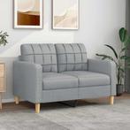 Tweezitsbank lichtgrijs 120cm - Retourdeal - 45% Korting!, 75 tot 100 cm, Ophalen of Verzenden, Rechte bank, Minder dan 150 cm
