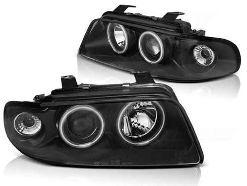 Koplampen Audi A4 B5 95-98 CCFL Angel Eyes Zwart, Auto-onderdelen, Overige Auto-onderdelen, Ophalen of Verzenden