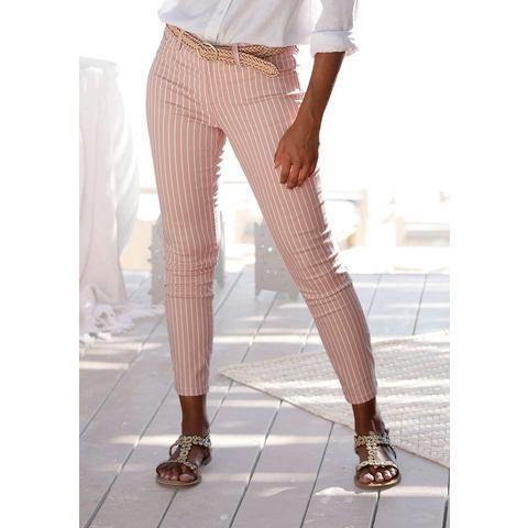 Lascana 7/8-jegging met gestreepte print in slim-fit,, Kleding | Dames, Badmode en Zwemkleding, Nieuw, Verzenden