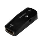 HDMI naar VGA + 3,5mm Jack adapter met HDCP -, Audio, Tv en Foto, Audiokabels en Televisiekabels, Nieuw, Ophalen of Verzenden