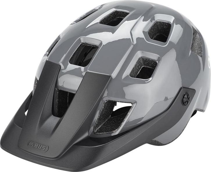 Abus MoTrip Helm - Concrete Grey - L 57-61 CM - Fietshelm, Fietsen en Brommers, Fietsaccessoires | Fietshelmen, Zo goed als nieuw
