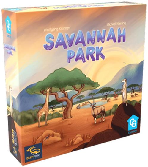 Savannah Park - Board Game | Deep Water Games -, Hobby en Vrije tijd, Gezelschapsspellen | Bordspellen, Nieuw, Verzenden