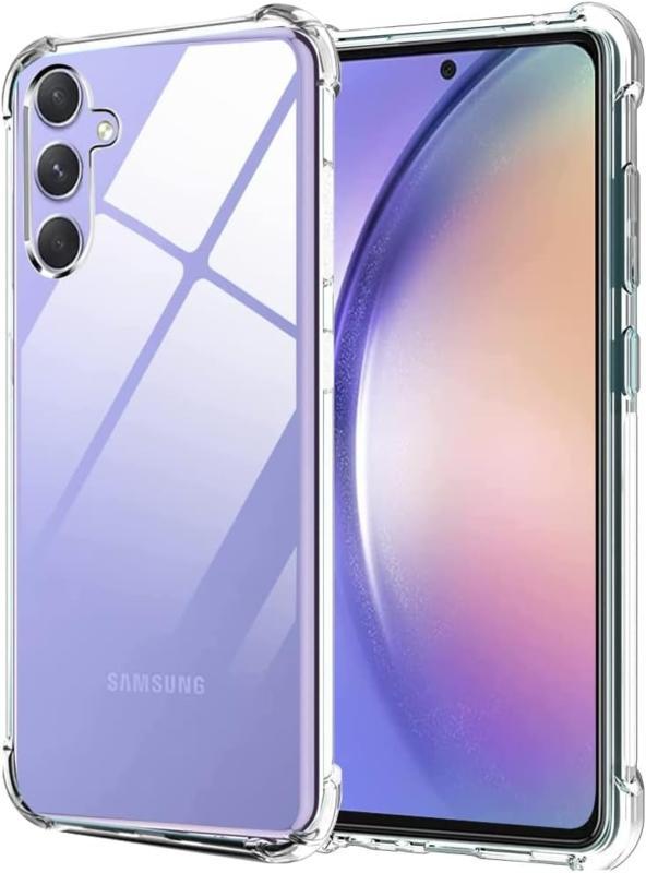 Galaxy A54 5G Transparant Soft TPU Air Cushion Hoesje, Telecommunicatie, Mobiele telefoons | Hoesjes en Frontjes | Samsung, Nieuw