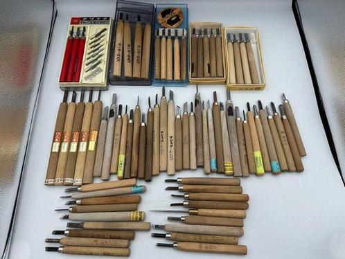 Snijwerk, Japanese carving knives, multiple items for sale -, Antiek en Kunst, Antiek | Speelgoed