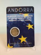 Andorra. 2 Euro 2022 Carlemany + Monetary Agreement (2, Postzegels en Munten