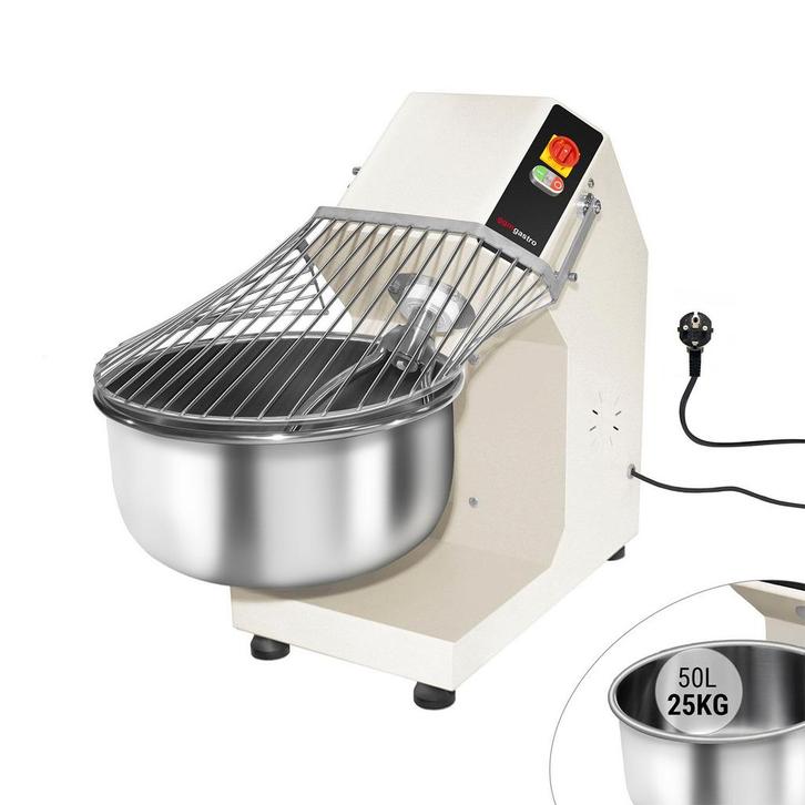 GGM Gastro | Deegmenger - 50 liter / 25 kg - met vaste kom -, Witgoed en Apparatuur, Keukenmixers, Verzenden