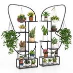 LIVSK Plantenrekset Vlinder - vormig Metaal - 6 Niveaus - 2, Tuin en Terras, Verzenden, Nieuw