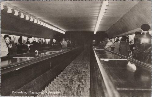 ROTTERDAM - Maastunnel Roltrappen, Verzamelen, Ansichtkaarten | Nederland, Verzenden