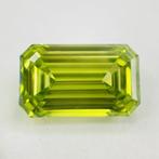 1 pcs Diamant (Kleurbehandeld) - 1.76 ct - Smaragd - Fancy, Nieuw