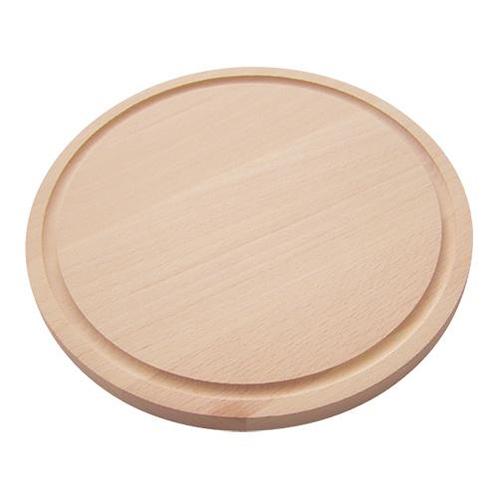 Snijplank | Beukenhout | Sapgeul | Ø280x20(h)mm EMGA, Zakelijke goederen, Horeca | Keukenapparatuur, Nieuw in verpakking, Verzenden