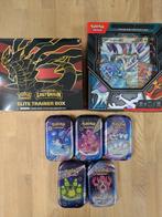 Pokémon - 7 Sealed box - 5 Mini TINS + Combined Powers +, Hobby en Vrije tijd, Verzamelkaartspellen | Pokémon, Nieuw