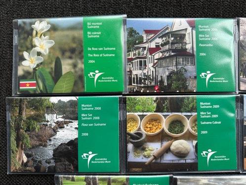 Suriname. Jaarsets 2004/2012 in blister (8x) (Zonder, Postzegels en Munten, Munten | Nederland