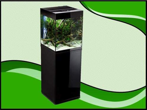 Aquael Glossy 50 zwart aquarium set inclusief glossy meubel, Dieren en Toebehoren, Vissen | Aquaria en Toebehoren, Nieuw, Verzenden