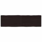 vidaXL Tafelblad natuurlijke rand 140x40x(2-4)cm eikenhout, Huis en Inrichting, Tafels | Eettafels, Verzenden, Nieuw