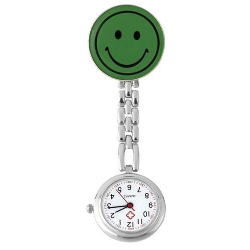 Fako® - Verpleegstershorloge - Smiley - Groen, Sieraden, Tassen en Uiterlijk, Horloges | Dames, Verzenden