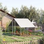 TRUUSK Kippenhok Vrijloopren van Staal - 300 x 200 x 200 cm, Dieren en Toebehoren, Konijnen