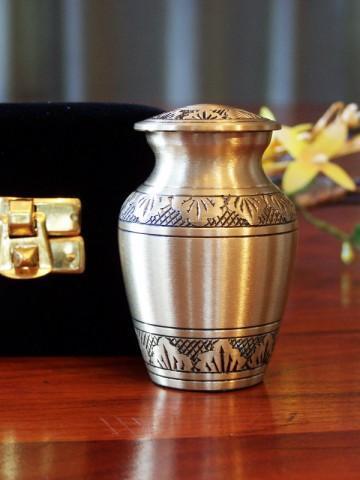 mini urn | brons | urn | uitverkoop | aanbieding | crematie, Huis en Inrichting, Overige Huis en Inrichting, Nieuw, Ophalen of Verzenden