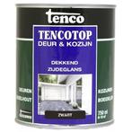 Tencotop Deur & Kozijn Dekkend Zijdeglans Zwart - 750 ml, Nieuw, Verzenden
