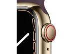 Apple Watch Series 7 - Smartwatch - 41mm GPS + 4G - Goud, Verzenden, Zo goed als nieuw