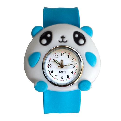 Fako® - Kinderhorloge - Slap On - Panda - Blauw Wit, Sieraden, Tassen en Uiterlijk, Horloges | Kinderen, Verzenden