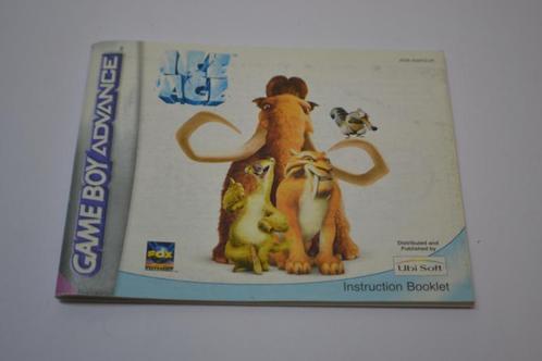 Ice Age (GBA EUR MANUAL), Spelcomputers en Games, Spelcomputers | Nintendo Portables | Accessoires, Zo goed als nieuw, Verzenden