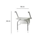Douchezitting Etac Relax met Armsteunen en Steunpoten 39x45, Ophalen of Verzenden, Nieuw