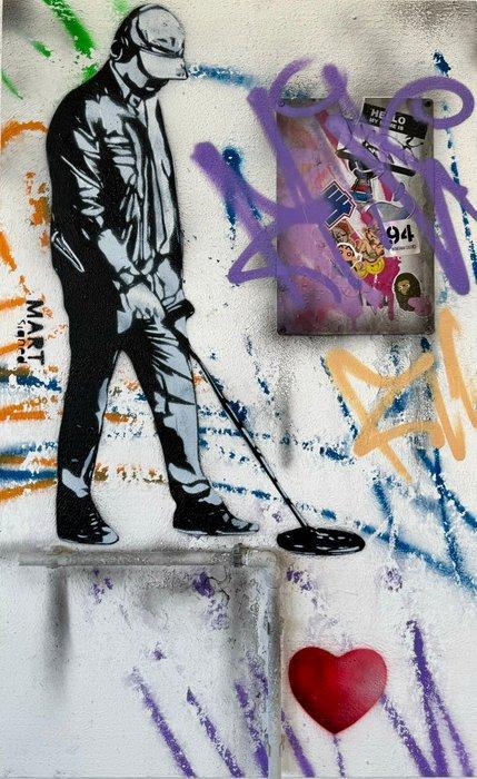 Mart Signed - Where is The Love (originale versione), Antiek en Kunst, Kunst | Schilderijen | Modern