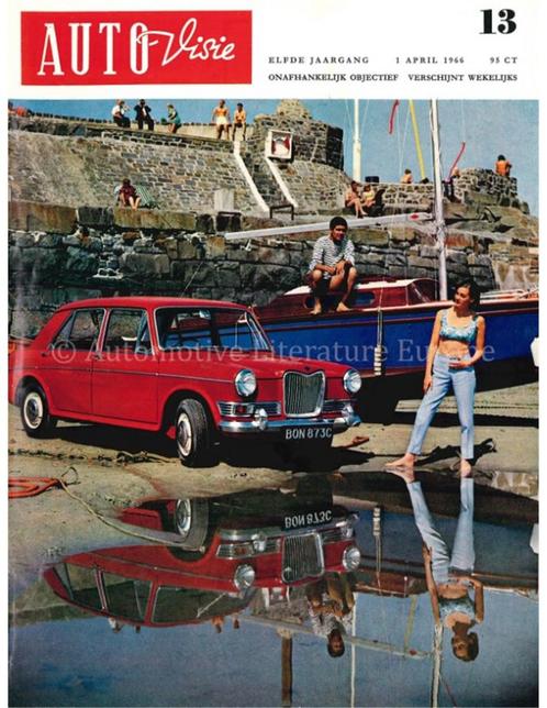 1966 AUTOVISIE MAGAZINE 13 NEDERLANDS, Boeken, Auto's | Folders en Tijdschriften