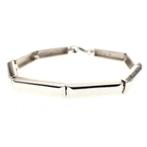 Zilveren fantasie armband; ESPRIT | 18,5 cm, Ophalen of Verzenden, Gebruikt, Overige kleuren, Zilver